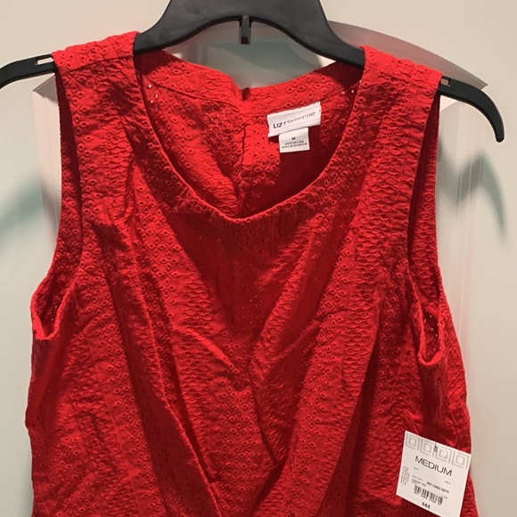 LIZ CLAIBORNE BRAND NEW WITH TAGS SIZE MEDIUM BEAUTIFUL TANK TOP - Picture 2 of 9